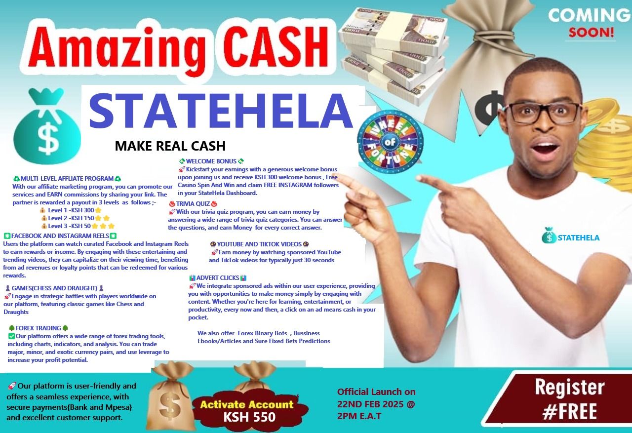 Statehela.com kenya - Statehela.com sign up - Statehela.com app download - Statehela.com register