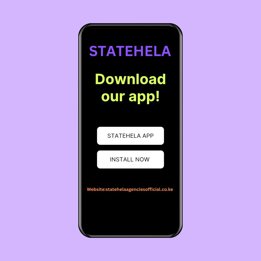 STATEHELA - STATEHELA KENYA - STATEHELA APP - STATEHELA LOGIN