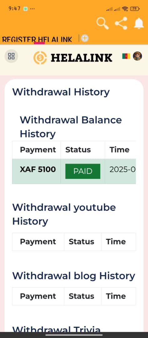 Earn 9,800 to 13,210 XAF Daily Online